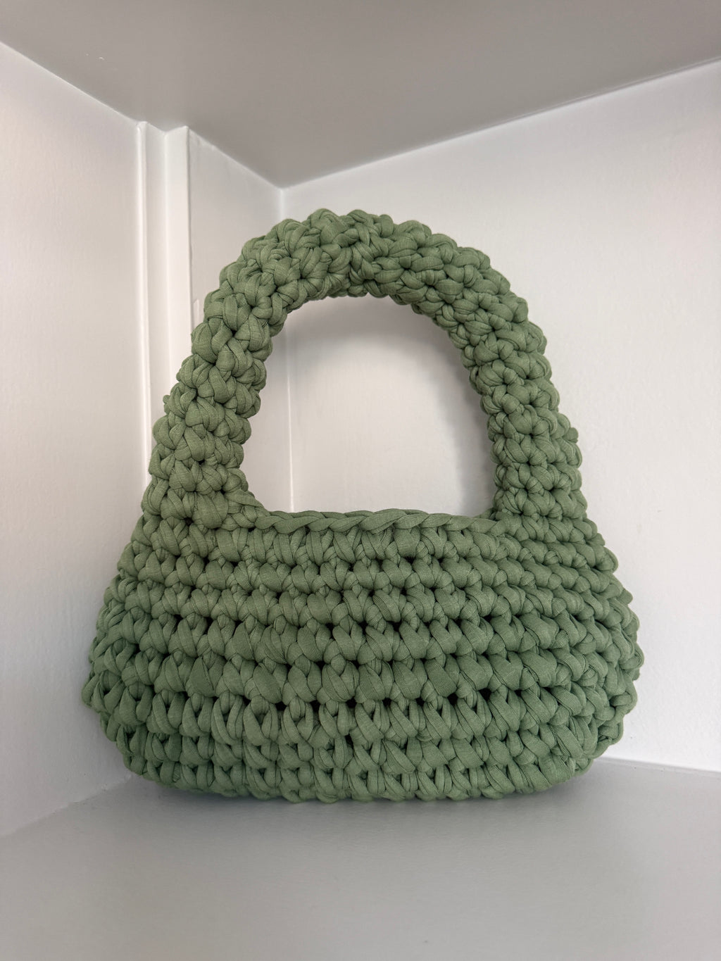 The Muse Bag in Dark Sage Green
