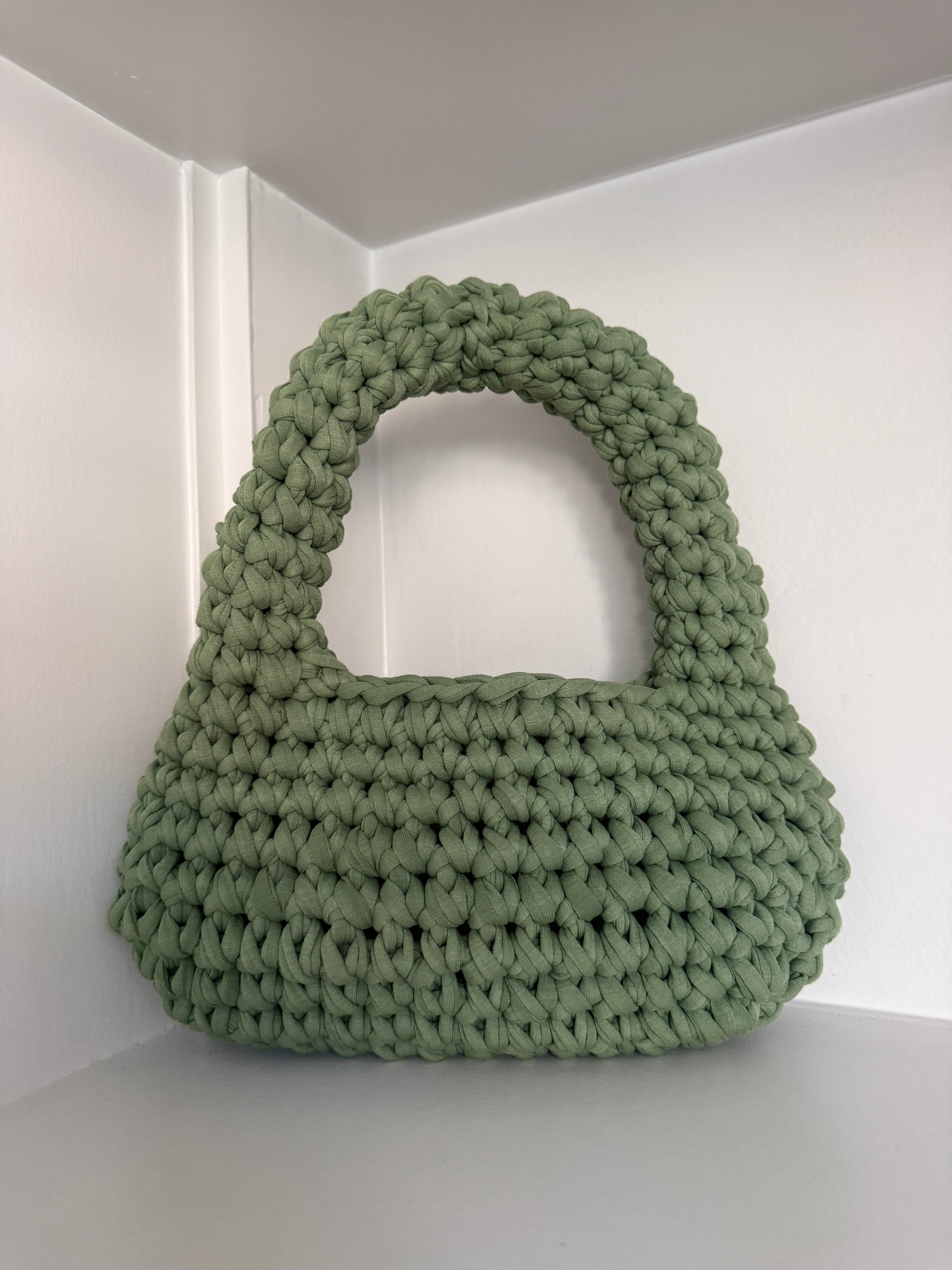 The Muse Bag in Dark Sage Green