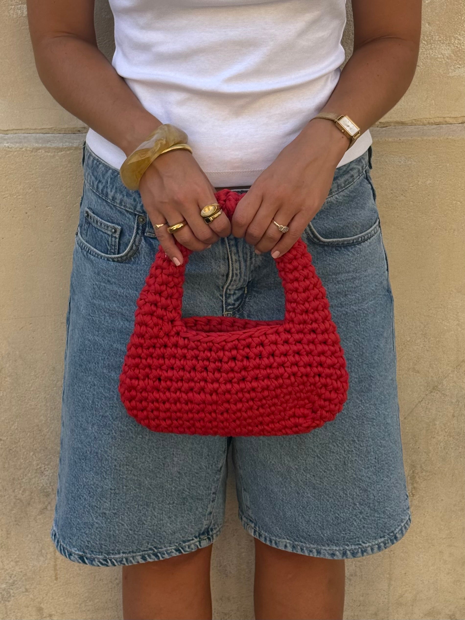 The Muse Bag in Red