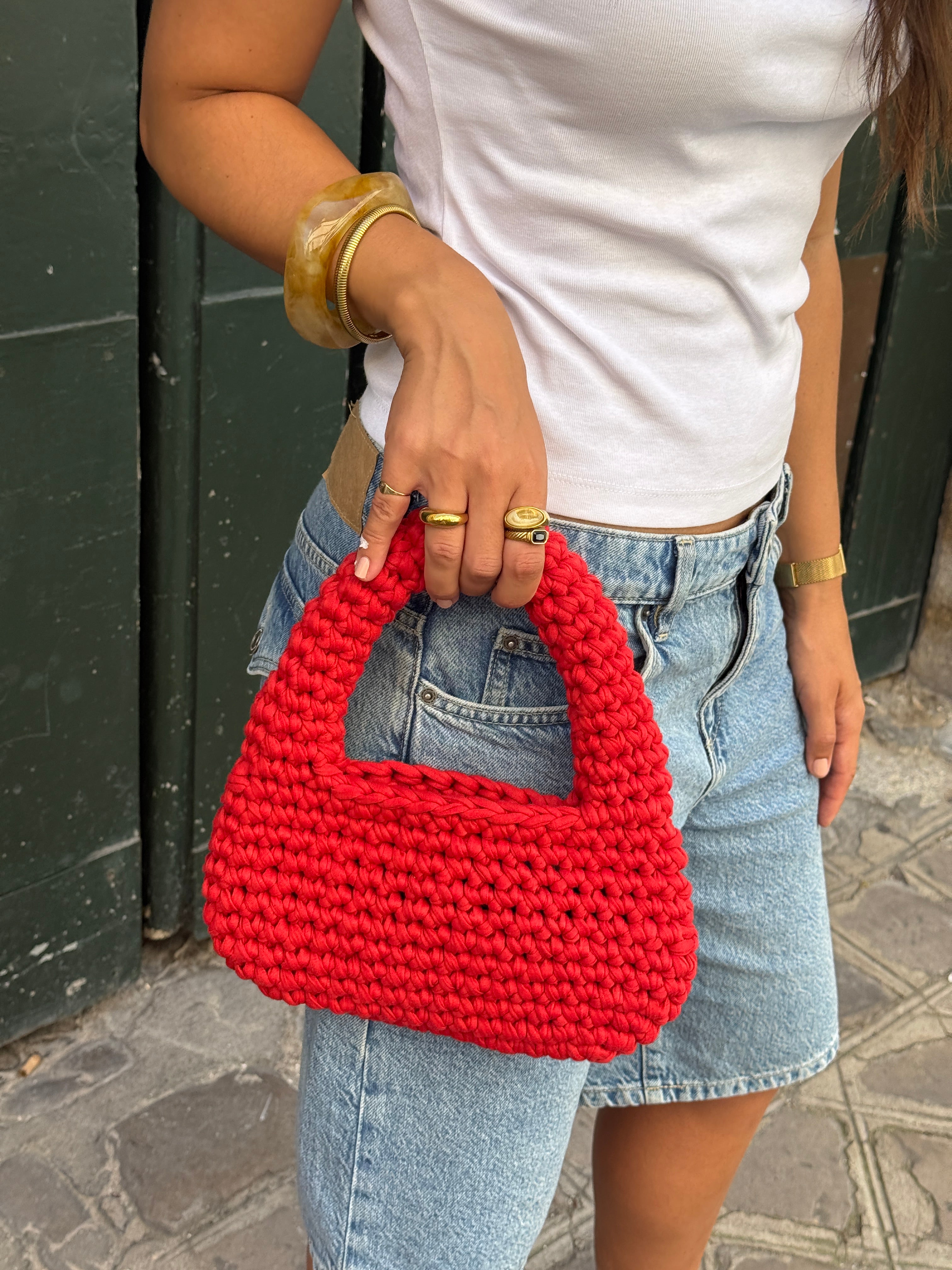 The Muse Bag in Red